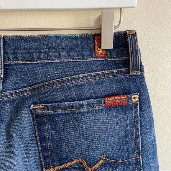 7 For All Mankind Bootcut Jeans Size 28 - Picture 6 of 8
